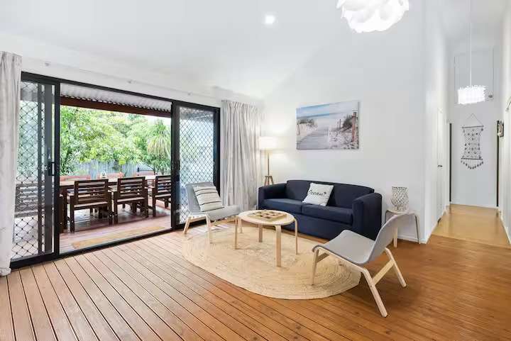 Breezeway onto deck
